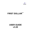 FIRST DOLLAR USER GUIDE v3.20