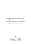 Argentium User Guide