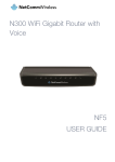 N300 WiFi Gigabit Router with Voice NF5 USER GUIDE