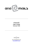 Ariamail3 User Guide