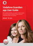 Vodafone Guardian app User Guide