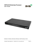 VWP120 Windowing Processor User Guide