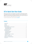 IET.tv Quick Start User Guide