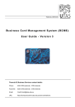 Business Card Management System (BCMS) User Guide