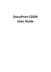 DocuPrint C2255 User Guide