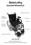 Standard Wheelchair user guide