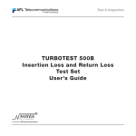 TURBOTEST 500B User's Guide