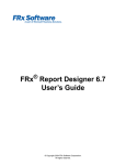FRx Report Designer 6.7 User's Guide