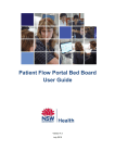 Patient Flow Portal Bed Board User Guide