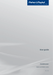 User guide - Elba by Fisher & Paykel Appliances