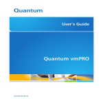 Quantum vmPRO User's Guide - Pixel IT Network Solutions