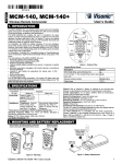 DE2461U MCM-140, MCM-140+ User's Guide
