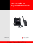 User's Guide for the Polycom Mobile Responder
