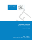 Connected Classroom Hardware User Guide