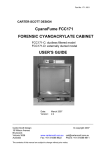 CyanoFume FCC171 FORENSIC CYANOACRYLATE CABINET