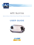 MPX (Multiplexer) Blotting System User Guide