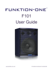 F101 User Guide - Funktion-One