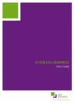 MYOB EXO Business User Guide