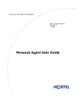 Personal Agent User Guide