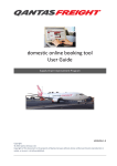 domestic online booking tool User Guide