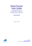 NotesTracker User Guide