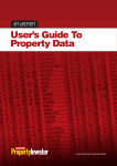 User's Guide To Property Data