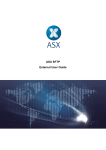 ASX SFTP External User Guide