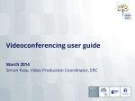 Videoconferencing user guide