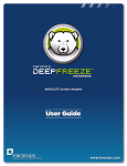 Faronics Deep Freeze Enterprise User Guide