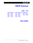 Honeywell ONVIF Cameras User Guide