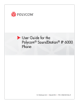 User Guide for the SoundStation IP 6000