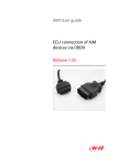 AiM User guide ECU connection of AiM devices via OBDII Release