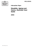 4431.0.55.001 Disability, Ageing and Carers, Australia: User Guide
