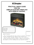 PRACTICAL USER'S GUIDE FOR THE DIMPLEX ELECTRIC