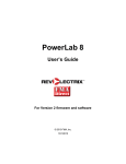 PowerLab 8 User's Guide