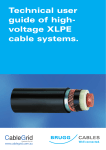 Technical user guide of high- voltage XLPE cable