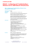 MS6421 - Configuring and Troubleshooting a Windows Server 2008