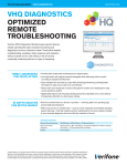 VHQ DIAGNOSTICS OPTIMIZED REMOTE TROUBLESHOOTING