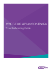 MYOB EXO API and OnTheGo Troubleshooting Guide