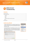 Connect Guides - Troubleshooting - Canberra Institute of Technology