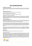 SSV7 TROUBLESHOOTING