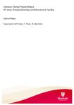 Honours Thesis Project Report PV Array Troubleshooting and