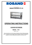 OPERATING INSTRUCTIONS