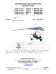 AIRCRAFT OPERATING INSTRUCTIONS Light