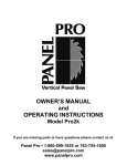 OWNER'S MANUAL and OPERATING INSTRUCTIONS