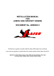 INSTALLATION MANUAL FOR JABIRU 3300 AIRCRAFT ENGINE