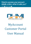 Customer Portal User Manual - Office Home Mobile Internet