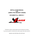 INSTALLATION MANUAL FOR JABIRU 5100 AIRCRAFT ENGINE