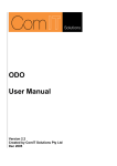 ODO User Manual