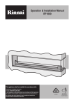 Operation & Installation Manual RF1800